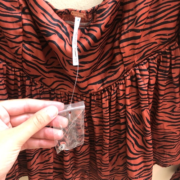 Free People zebra printed blouse - Picture 6 of 13